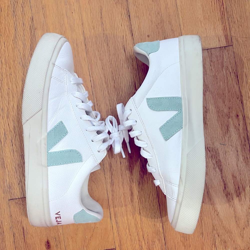 Veja Campo Sneakers | Extra White / Matcha (green/sage/mint)